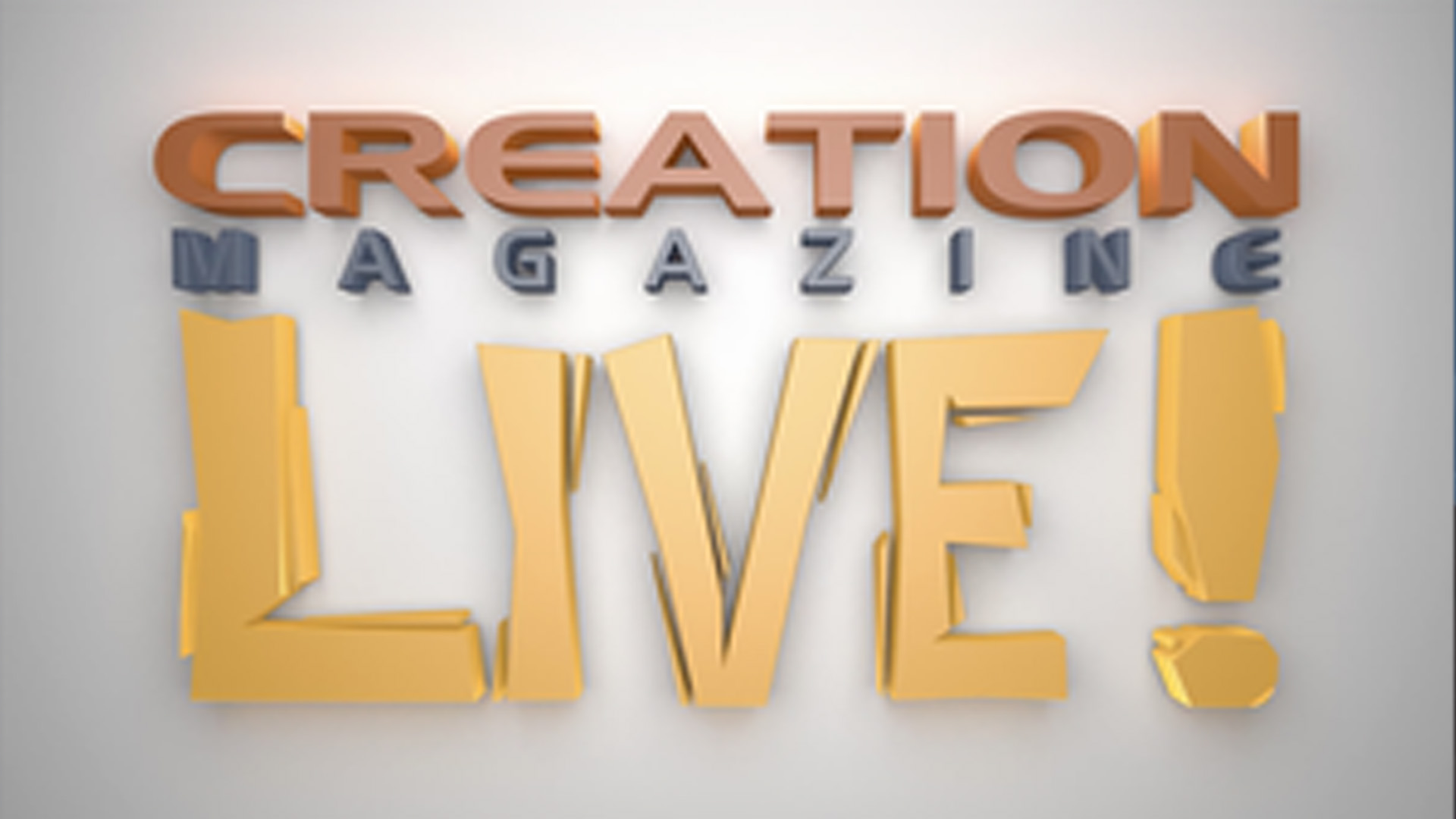 Creation Magazine Live